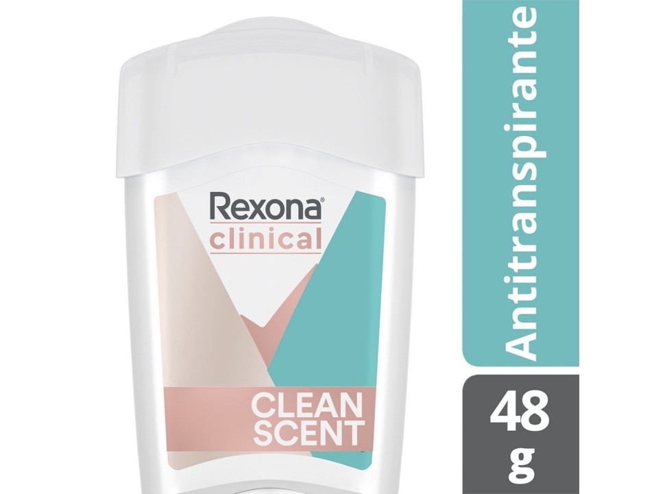 REXONA desodorante CLINICAL antitranspirante en crema para caballero 48 g