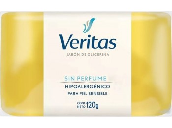 Jabón De Glicerina Veritas Neutro Sin Perfume x120gr