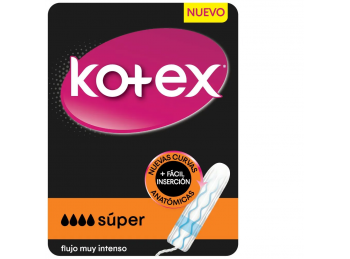 Tampones Kotex Super x8un