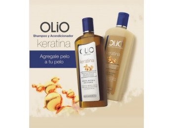 Shampoo Keratina Olio Profesional Reparador Cabello X 420 Ml