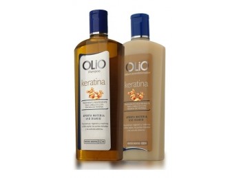 Shampoo Keratina Olio Profesional Reparador Cabello X 420 Ml