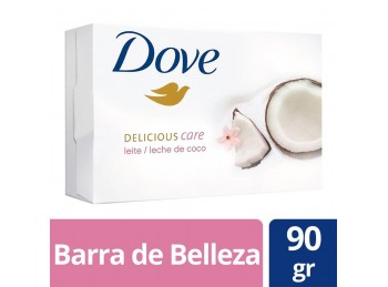 Jabón De Tocador Dove Leche De Coco x90gr