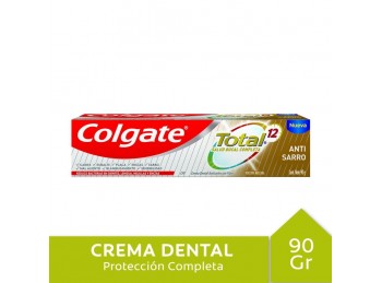 Pasta Dental Colgate Total 12 Control Antisarro x90gr