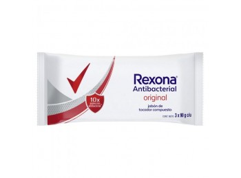 Jabón Antibacterial Rexona Original x90g x3un