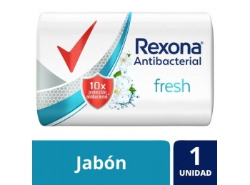 Jabón Antibacterial Rexona Fresh x90gr