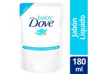 Jabón Liquido Dove Baby Repuesto Hidratación Enriquecida x180ml