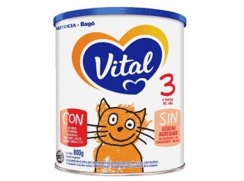 Leche Infantil VITAL 3 a partir de los 12 meses. 800 gr