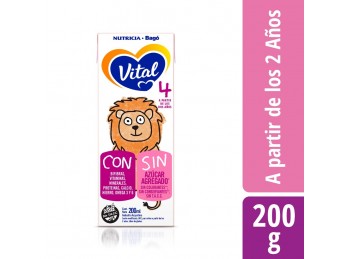 Leche Infantil Vital 4 a partir de los 2 años. 200 ml