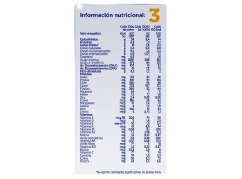 Leche Infantil Nutrilon Profutura 3 a partir de los 12 meses 800g