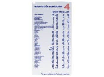 Leche Infantil Nutrilon Profutura 4 a partir de los 2 años 800gr