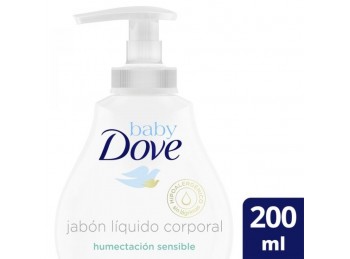 Jabón Líquido Baby Dove Humectación Sensible 200 ml