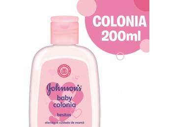 Colonia Johnson Baby Besitos Rosa x200ml