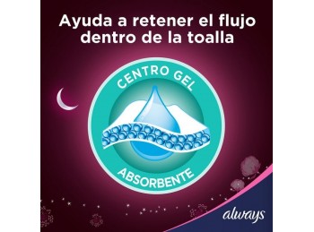 TOALLITAS FEMENINAS ULTRA NOCTURNA C/ALAS 7U