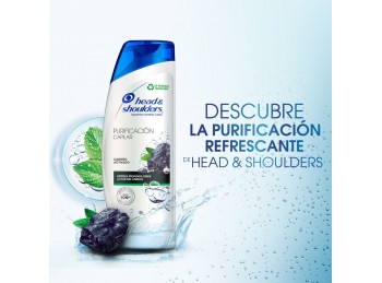 Shampoo Head&Shoulders Carbón x375ml