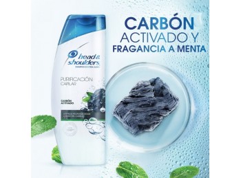 Shampoo Head&Shoulders Carbón x375ml