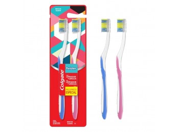 Cepillo Dental Colgate Twister Cabeza Compacta 2x1 x2un