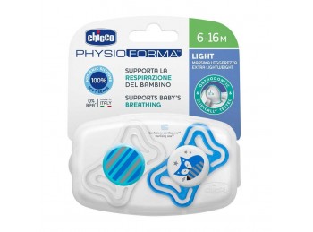 Chupetes PhysioForma Light 6-16m silicona 2 ud