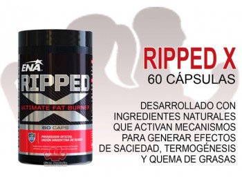 Suplemento Deportivo Ena Ripped X 60cap