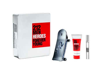 212 Heroes Edt 90Ml + Shower Gel 100Ml + Travel Size 10Ml Set