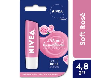 Protector labial humectante NIVEA Soft Rosé x 4,8 grs