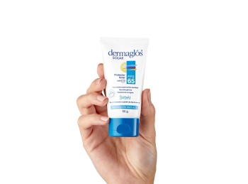 Protector Solar Bebés Dermaglós FPS65 Crema x50g