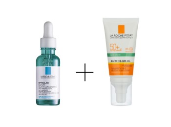 Combo Effaclar Serum Peeling diario + Anthelios toque seco fps50+ 