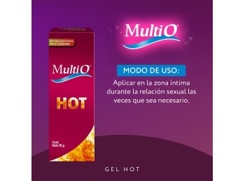Multi O Gel lubricante Hot 50gr