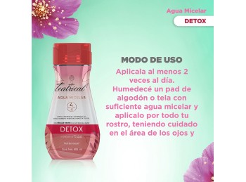Teatrical Agua Micelar Detox 600 ml