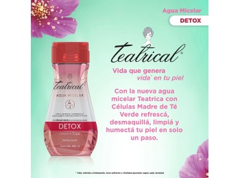 Teatrical Agua Micelar Detox 600 ml