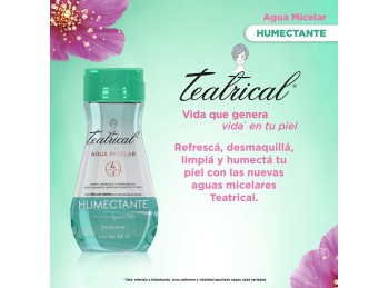 Teatrical Agua Micelar Humectante 600 ml