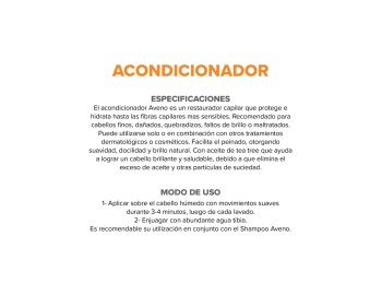 Acondicionador Aveno Restaurador Capilar x250ml