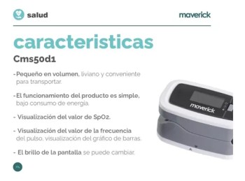 Oxímetro Saturómetro Maverick Cms50d1