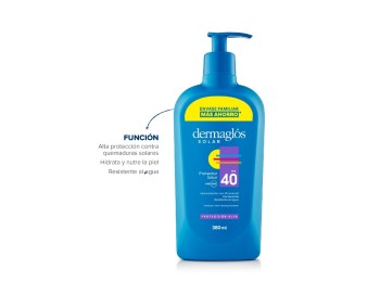 Protector Solar Dermaglós FPS40 Emulsión x380ml