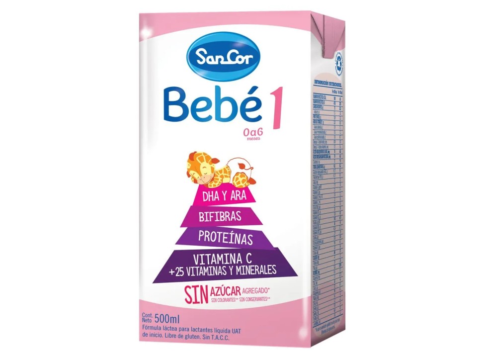 Leche Infantil Líquida Sancor Bebé Etapa 1 x500 ml