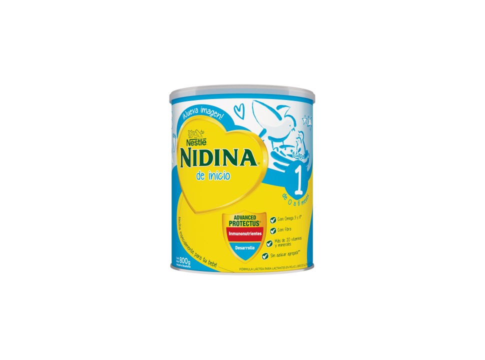 Nidina Leche Infantil en Polvo x 800Grs Etapa 1